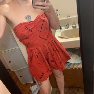 Vintage flare romper